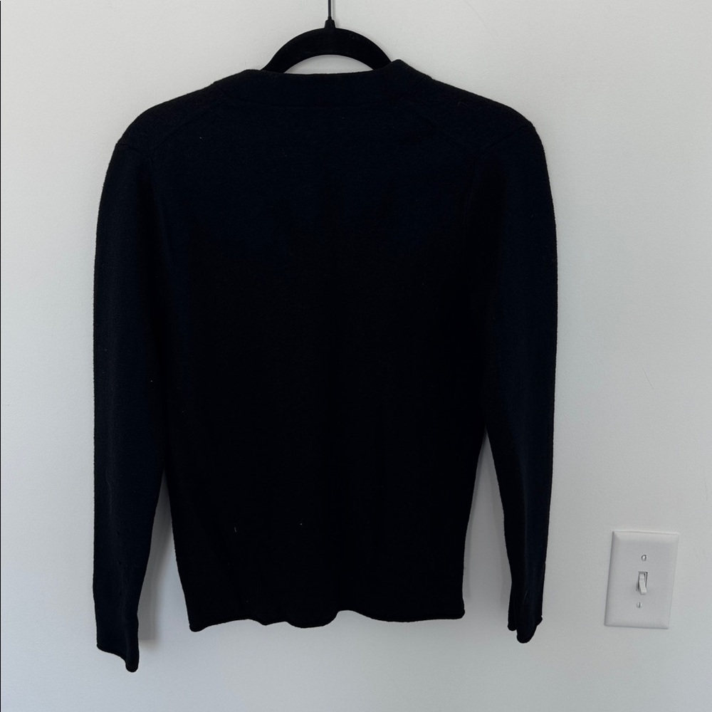 Bonobos Men's 100% Extra Fine Merino Wool Classic Black Sweater - Size S? - Picture 3 of 5